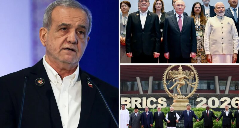Iran joins Russia, China at BRICS conference calling for a halt to 'escalation' as Middle East war widens