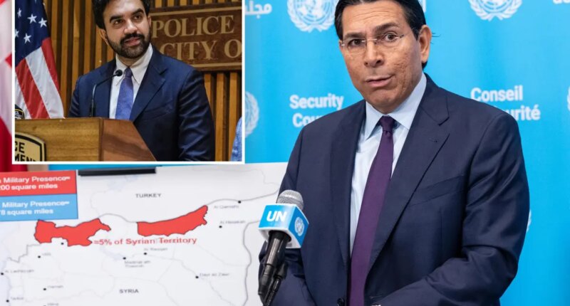 Israeli UN Ambassador Danny Danon criticizes NYC's Mamdani