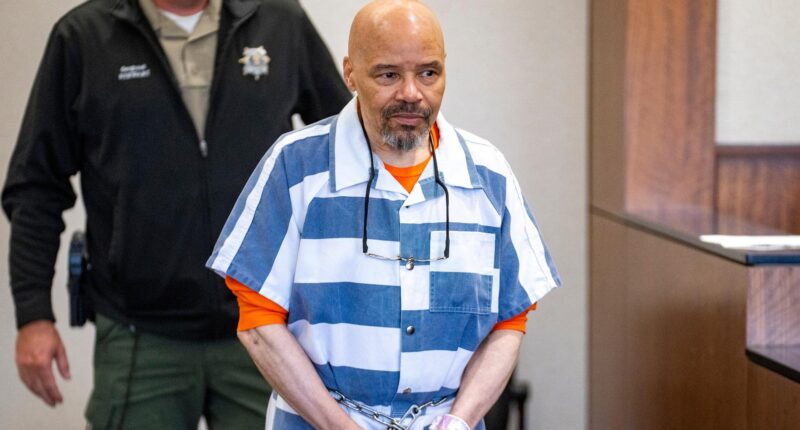 Former death row inmate Douglas Stewart Carter appears in 4th District Court in Provo, Utah, for a bond hearing on Monday, Sept. 28, 2026.