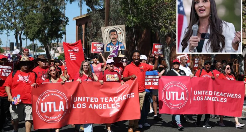 LA teachers' union boss caught attacking California schools' chief frontrunner Sonja Shaw
