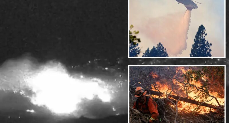 Lucas Fire weather warning issued after evacuations in Mendocino & Lake counties