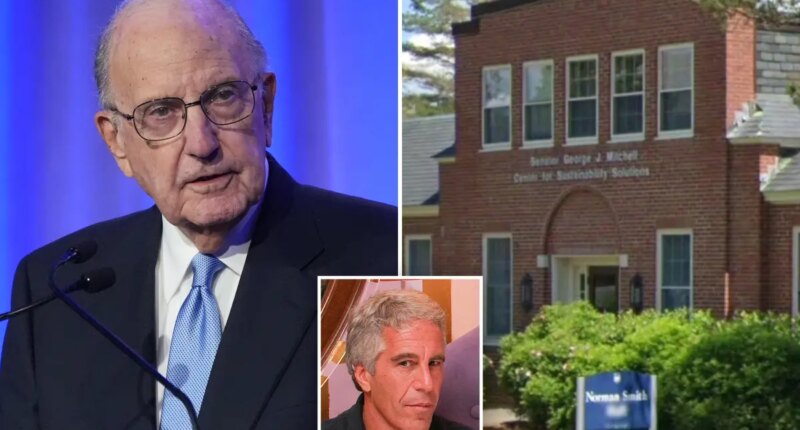 Maine university system strips ex-Sen. George Mitchell's name from building, scholarship over Jeffrey Epstein ties