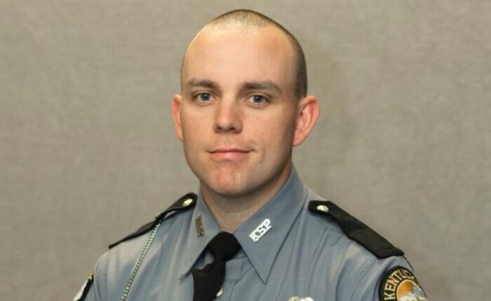 Man charged in the fatal shooting of Kentucky state trooper was wanted on a parole violation