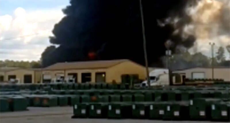 Massive chemical fire erupts at electrical transformer plant in Mississippi, forcing evacuation