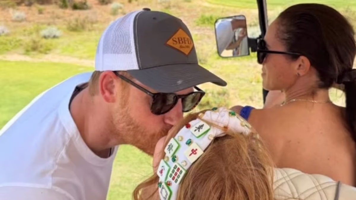 Meghan shares photos of Harry and their kids in gushing birthday post