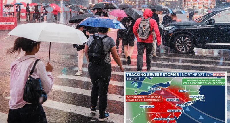 Millions across major cities along I-95 corridor under severe storm threat
