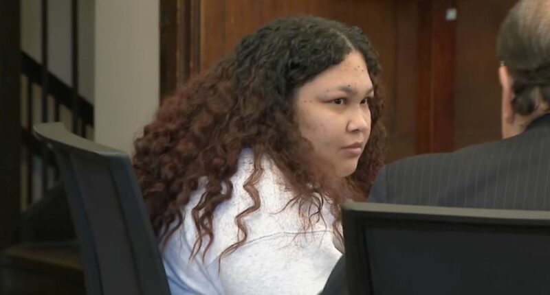 Jennifer Prudencio in court.