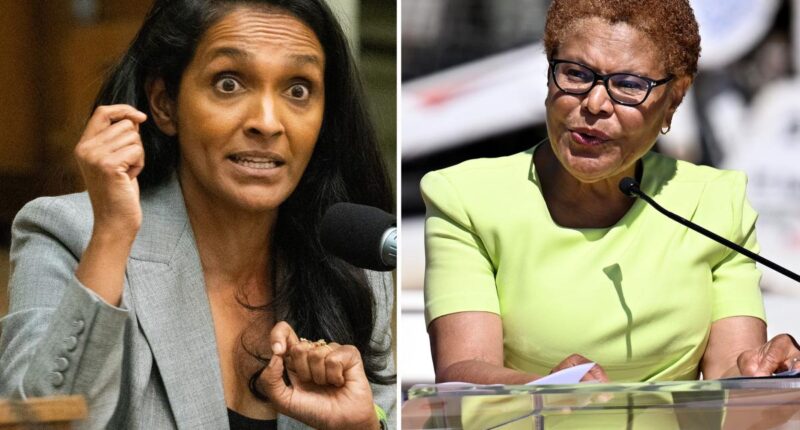 Nithya Raman dominates Karen Bass in new LA mayor's race poll