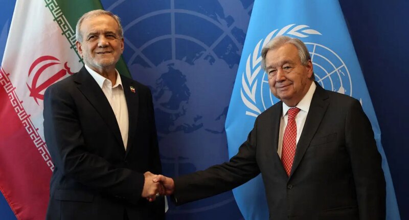 One glaring issue goes unaddressed in UN chief's high-stakes talks with Iran's president
