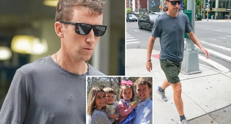 Patrick Clancy spotted for first time since ex-wife Lindsay's mistrial
