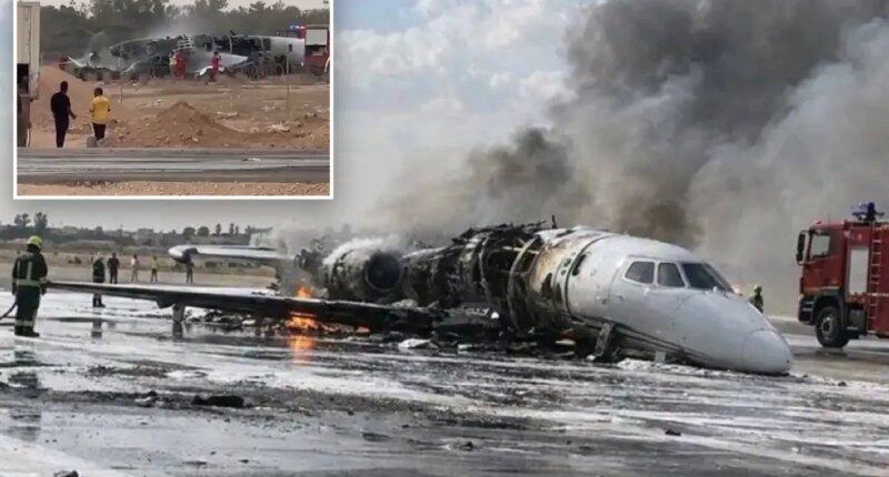 Pilots who crashed new private jet both accused of flying drunk