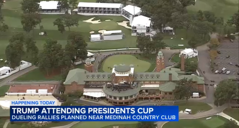 Presidents Cup 2026 Sunday: Rally, protest planned, security heightened with Donald Trump expected at Chicago O'Hare Airport