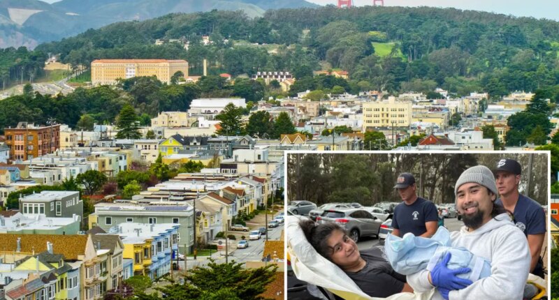 San Francisco woman gives birth by the side of the road after getting stuck in city traffic