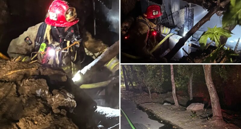 Secret homeless bunker discovered near Santa Barbara path after fire