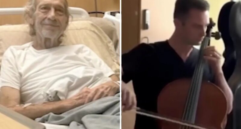 SoCal doctor plays cello for veteran before double-leg amputation