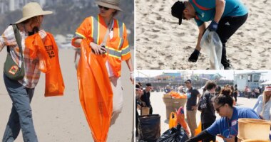 Thousands of volunteers hit LA beaches in massive coastal trash cleanup