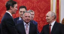 Trump negotiators Witkoff, Kushner meet with Putin in Moscow as US pushes for end to Russia-Ukraine war