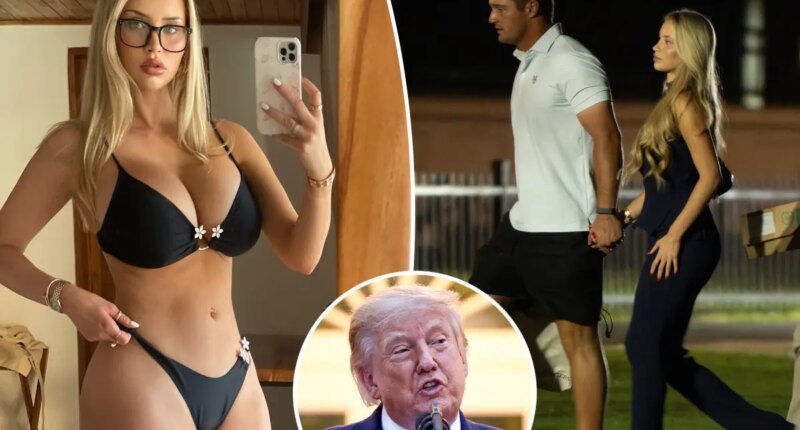 Trump spotted with golf star Bryson DeChambeau, Mikayla Demaiter at Camp David