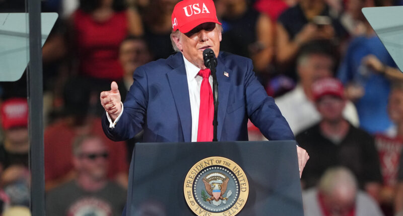 Trump to campaign in North Carolina for U.S. Senate candidate Michael Whatley who's facing former NC Governor Roy Cooper