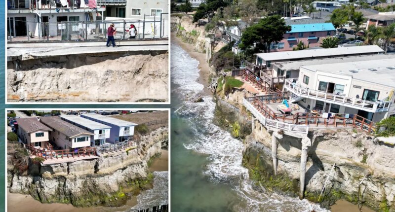 UC Santa Barbara students move back to homes on eroding California cliffs