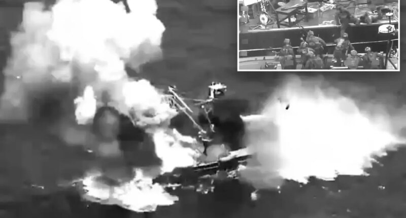 US forces sink narco-refueling station linked to Ecuadorian cartel in Pacific: SOUTHCOM