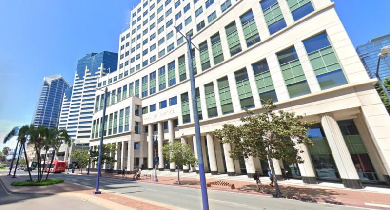 San Diego County Hall of Justice (Google Maps).