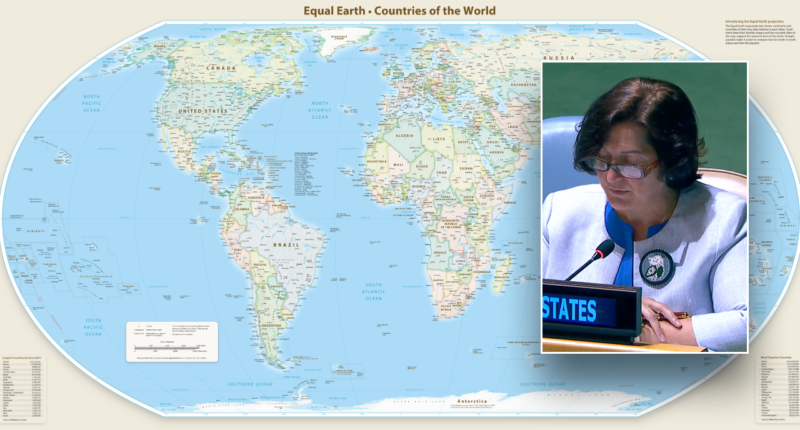 United Nations votes 164-1 for Equal Earth map after US brands it 'radical ideological project'