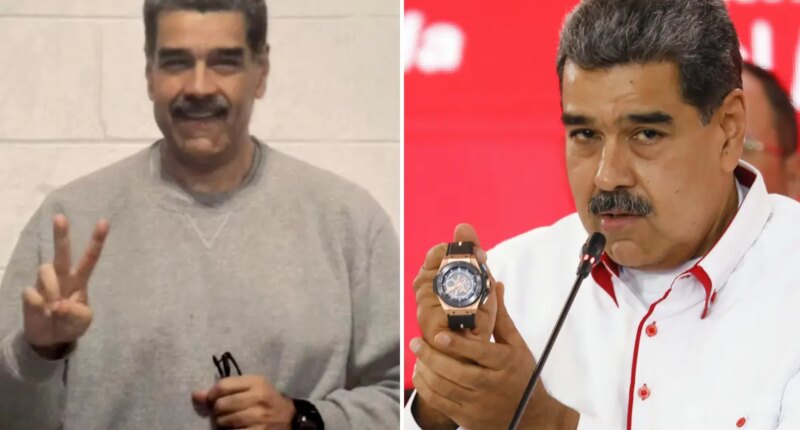 Venezuelan dictator Nicolas Maduro trades in $40K Swiss watch for $40 Casio in new jail pic