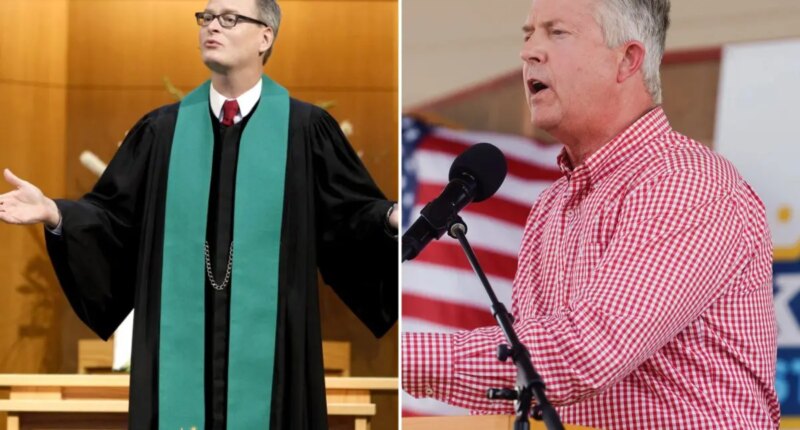 Woke megachurch pastor trying to unseat Kansas GOP senator called on congregation to repent for driving, eating beef