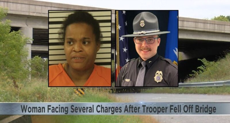 Martell Tolbert Mitchell and Trooper Brad Ritger