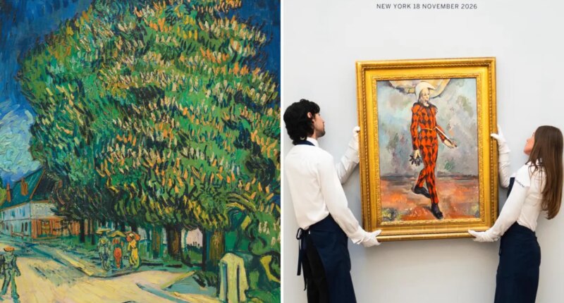Works by van Gogh, Cézanne up for sale in Sotheby’s $450 million auction