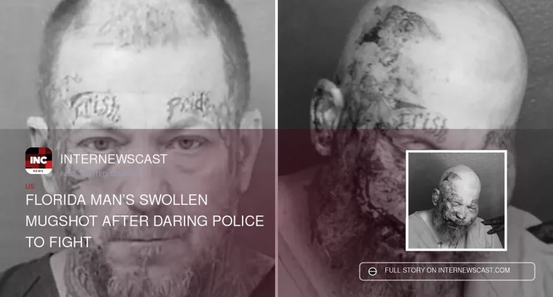 Florida Man’s Swollen Mugshot After Daring Police to Fight - Internewscast