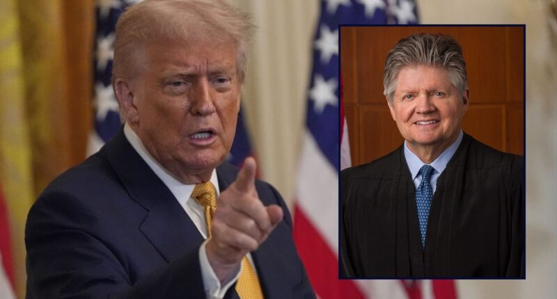 Donald Trump and John Tunheim