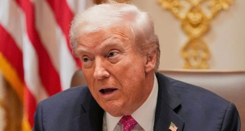 President Donald Trump speaks in the Cabinet Room of the White House, Friday, Oct. 17, 2025, in Washington (AP Photo/Alex Brandon).
