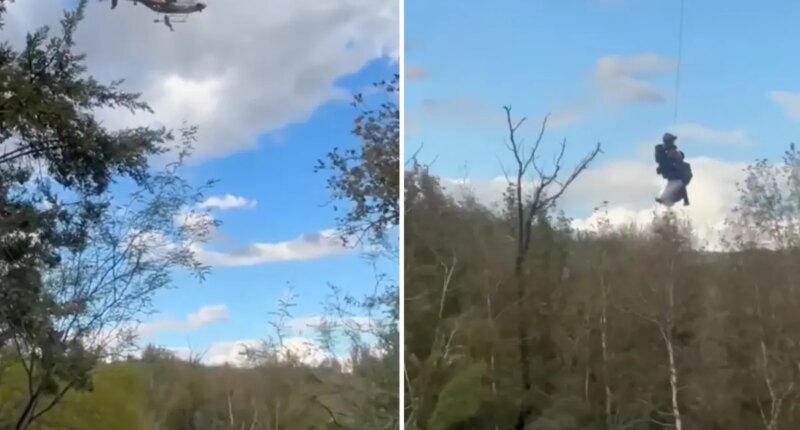 4 people stranded atop vehicle stuck in raging Arizona flood airlifted by helicopter