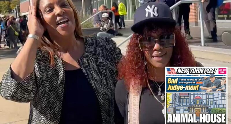 AG Tish James declines to discuss 'Cornell 7' probe in awkward, smiley dodge