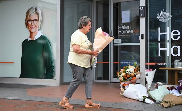 An Australian lawmaker is critical but stable after being apparently deliberately hit by a car