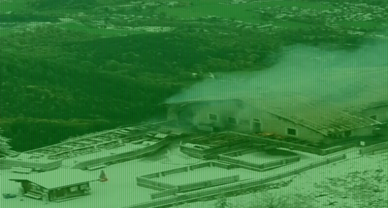 Arson damage to Adolf Hitler's lair after suspect fled on motorbike