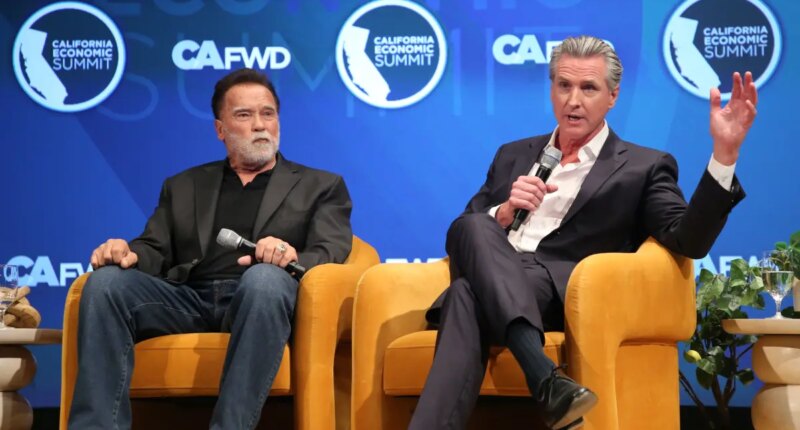 Behind Arnold Schwarzenegger and Gavin Newsom's Long Beach meeting