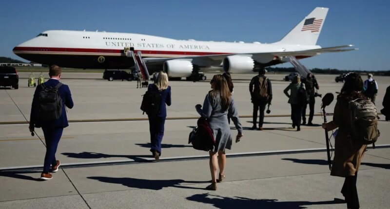CNN threatens lawsuit against Trump administration as Air Force One ban continues