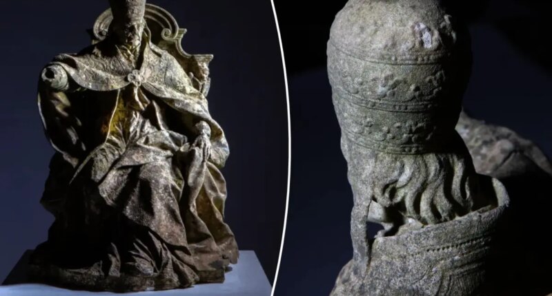 Centuries-old sculpture from legendary Italian artist discovered at salvage yard