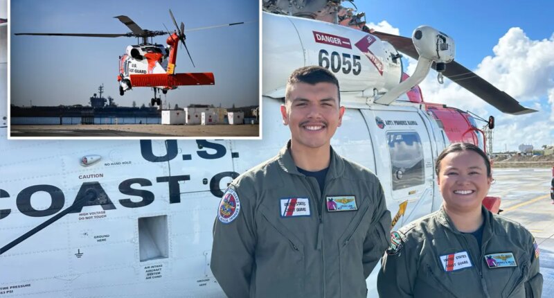 Coast Guard swimmer Josh Law fought waves and darkness to rescue 16 people from Pacific Ocean