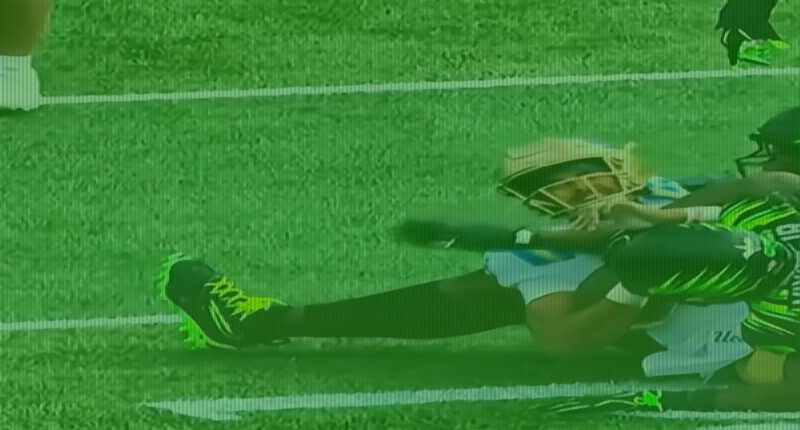 College football fans say star should be banned after 'punching' rival