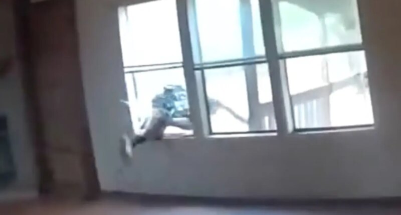 Copper theft suspect's desperate escape caught on bodycam video before deputies discover what he left behind