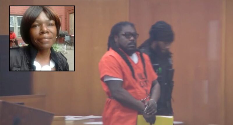 Background: David Hall appears in Milwaukee County Circuit Court on Thursday, Oct. 22, 2026 (WITI). Inset: Carla Tyson (Facebook/WDJT).