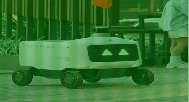 Dystopian moment woman is arrested for blocking food delivery robot