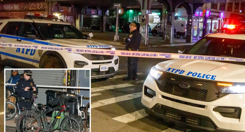 E-bike rider clinging to life after hit-and-run driver hits him on busy NYC street: cops