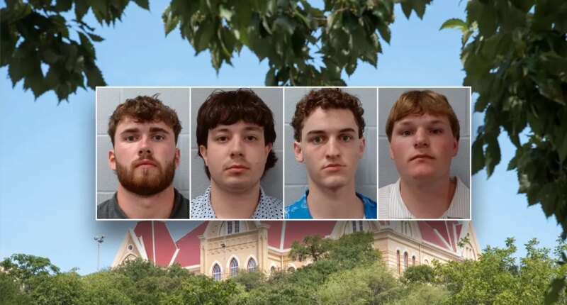 Four fraternity pledges arrested on hazing allegations after teen forced into truck: cops