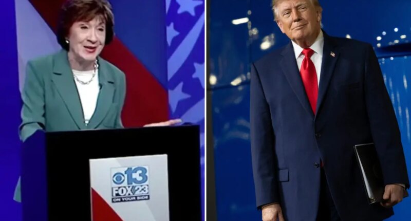 GOP Sen. Susan Collins nudges Trump to stay away from Maine