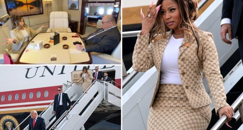 Gucci-clad Nicki Minaj joins Trump in Michigan